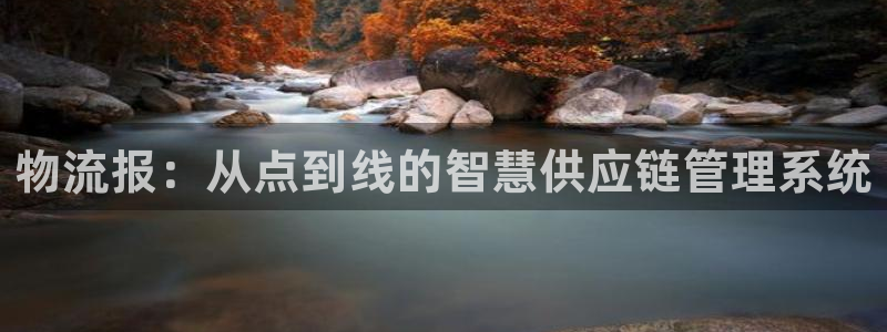 多多28南宫娱乐官网：物流报：从点到